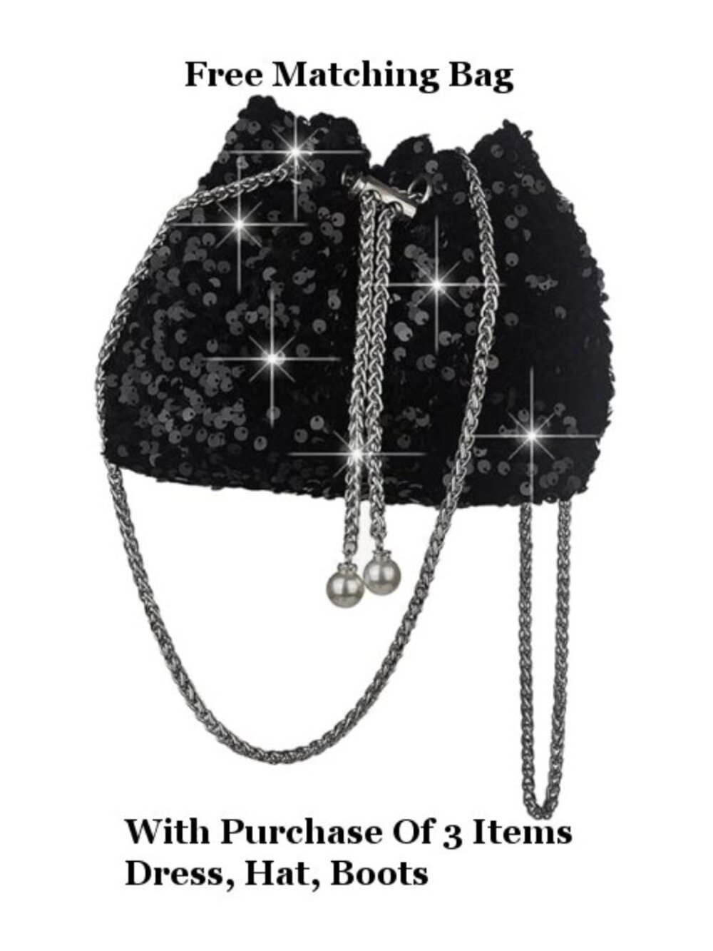 NWT Sparkling Bling Swarovski Crystal BLACK Women Cowboy Hat, Boots, Dress - Picture 11 of 14